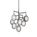 Maxin Nine Light Chandelier Dark Hammered Bronze-Mid. Chandeliers-Uttermost-Lighting Design Store