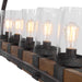 Atwood, Five Light Linear Chandelier Deep Weathered Bronze-Linear/Island-Uttermost-Lighting Design Store