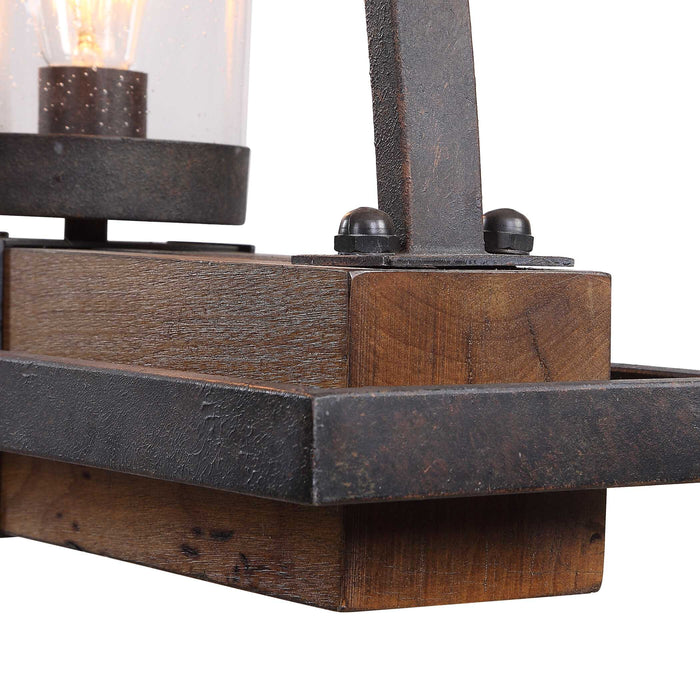 Atwood, Five Light Linear Chandelier Deep Weathered Bronze-Linear/Island-Uttermost-Lighting Design Store