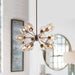 Chet 12 Light Chandelier Antique Brass-Mid. Chandeliers-Uttermost-Lighting Design Store