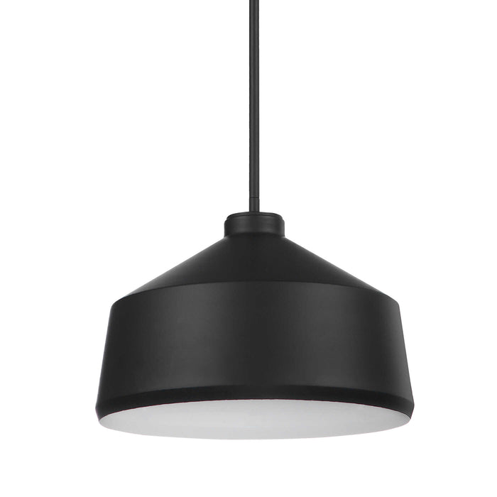 Holgate One Light Pendant Matte Black-Pendants-Uttermost-Lighting Design Store
