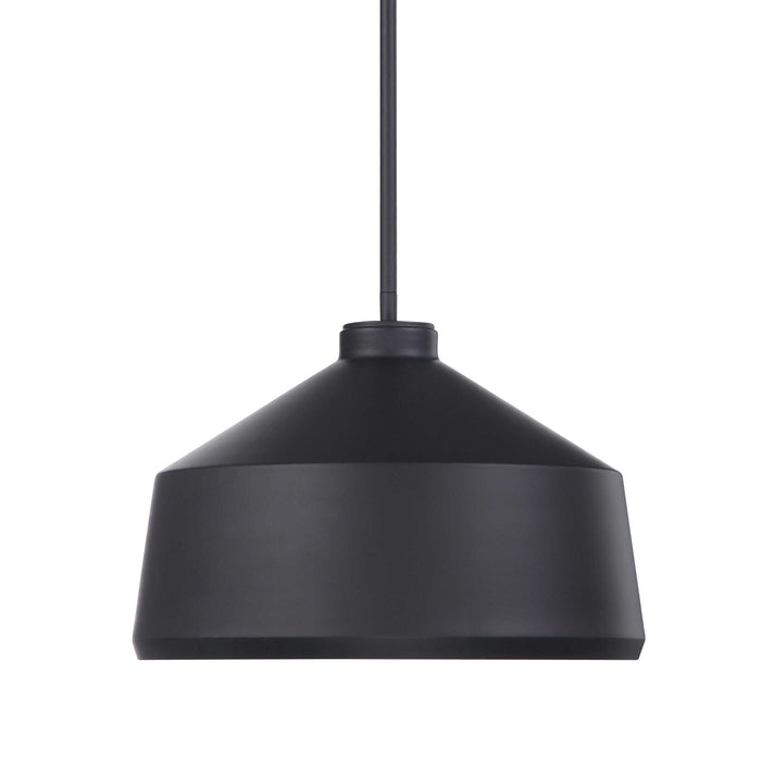 Holgate One Light Pendant Matte Black-Pendants-Uttermost-Lighting Design Store