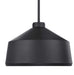 Holgate One Light Pendant Matte Black-Pendants-Uttermost-Lighting Design Store