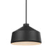 Holgate One Light Pendant Matte Black-Pendants-Uttermost-Lighting Design Store