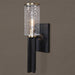 Jarsdel One Light Wall Sconce Black & Antique Brass-Sconces-Uttermost-Lighting Design Store