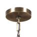 Rosston One Light Mini Pendant Antique Brass-Mini Pendants-Uttermost-Lighting Design Store