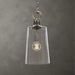 Rosston One Light Mini Pendant Antique Brass-Mini Pendants-Uttermost-Lighting Design Store