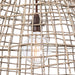 Cross One Light Pendant Natuarl Woven Sea Grass-Pendants-Uttermost-Lighting Design Store