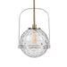 Mimas One Light Pendant Antique Brass-Pendants-Uttermost-Lighting Design Store