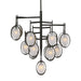 Maxin 15 Light Chandelier Dark Hammered Bronze-Mid. Chandeliers-Uttermost-Lighting Design Store