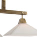 Brookdale Three Light Linear Chandelier Aged Brass-Linear/Island-Uttermost-Lighting Design Store