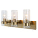 Cardiff Three Light Vanity Oxidized Antique Brass-Bathroom Fixtures-Uttermost-Lighting Design Store