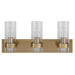 Cardiff Three Light Vanity Oxidized Antique Brass-Bathroom Fixtures-Uttermost-Lighting Design Store