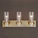 Cardiff Three Light Vanity Oxidized Antique Brass-Bathroom Fixtures-Uttermost-Lighting Design Store