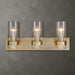 Cardiff Three Light Vanity Oxidized Antique Brass-Bathroom Fixtures-Uttermost-Lighting Design Store