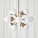 Droplet, 16 Light Chandelier Antique Brass-Mid. Chandeliers-Uttermost-Lighting Design Store