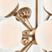 Droplet, 16 Light Chandelier Antique Brass-Mid. Chandeliers-Uttermost-Lighting Design Store