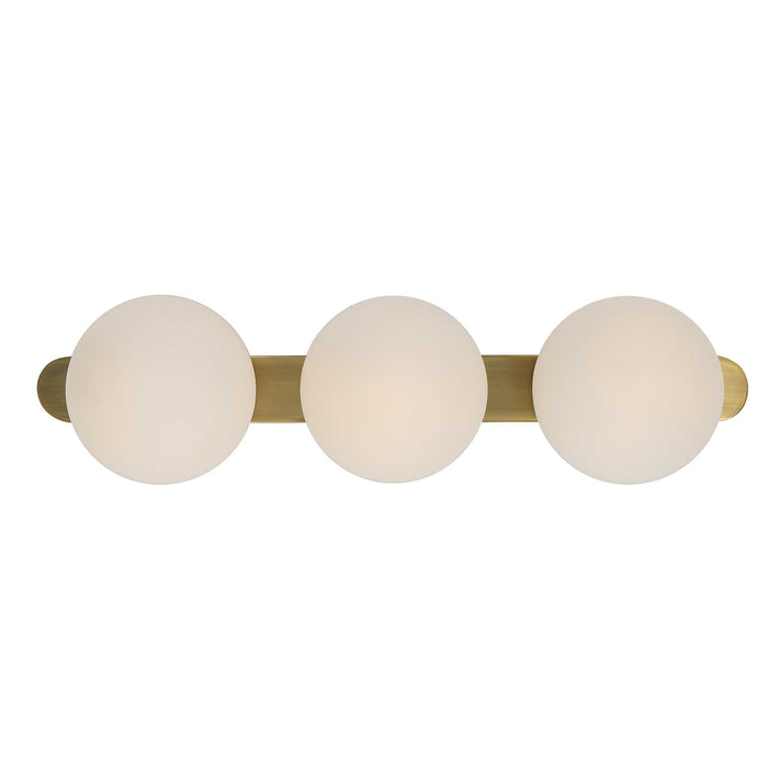 Droplet, Three Light Wall Sconce Antique Brass-Sconces-Uttermost-Lighting Design Store