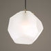 Geodesic One Light Mini Pendant Matte Antique Brass-Mini Pendants-Uttermost-Lighting Design Store