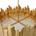 Golden Eight Light Pendant Gold Leaf-Mid. Chandeliers-Uttermost-Lighting Design Store