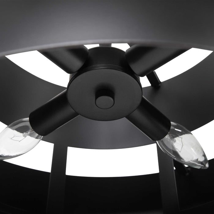 Youngstown Four Light Pendant Dark Bronze-Pendants-Uttermost-Lighting Design Store