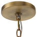 Aurelie Nine Light Pendant Antique Brass-Mid. Chandeliers-Uttermost-Lighting Design Store