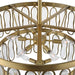 Aurelie Nine Light Pendant Antique Brass-Mid. Chandeliers-Uttermost-Lighting Design Store