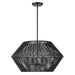 Suva Four Light Pendant Matte Black-Mid. Chandeliers-Uttermost-Lighting Design Store