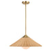 Phuvinh One Light Pendant Antique Brass-Pendants-Uttermost-Lighting Design Store