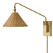 Phuvinh One Light Wall Sconce Antique Brass-Lamps-Uttermost-Lighting Design Store