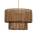 Biswas One Light Pendant Antique Brass-Mid. Chandeliers-Uttermost-Lighting Design Store