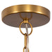 Biswas One Light Pendant Antique Brass-Mid. Chandeliers-Uttermost-Lighting Design Store