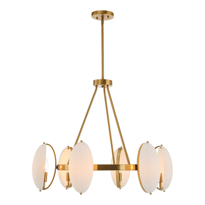 Oviform Six Light Chandelier-Uttermost-Lighting Design Store