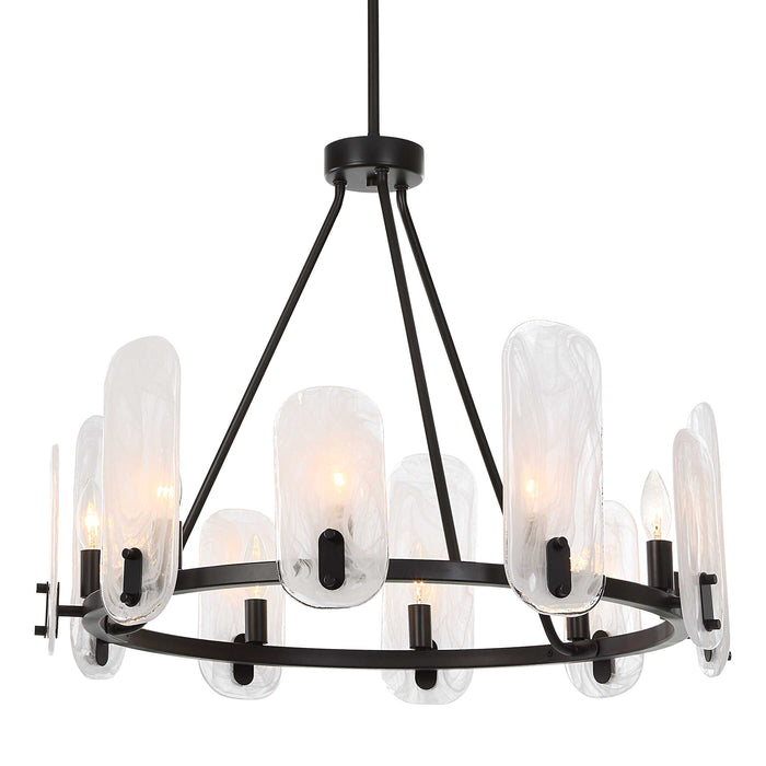 Ellipse Ten Light Chandelier-Uttermost-Lighting Design Store