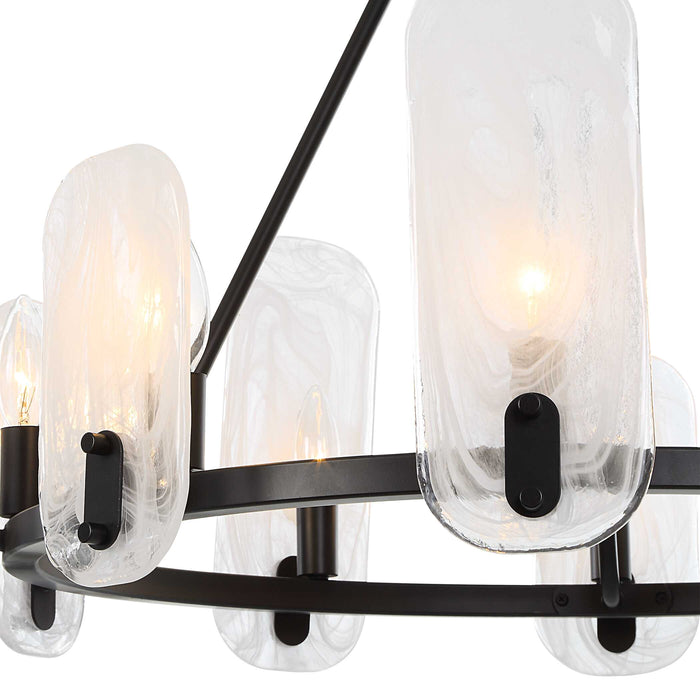 Ellipse Ten Light Chandelier-Uttermost-Lighting Design Store