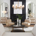 Lassen Eight Light Chandelier-Uttermost-Lighting Design Store