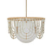 Arches One Light Pendant Warm Brass And Antique White-Pendants-Uttermost-Lighting Design Store