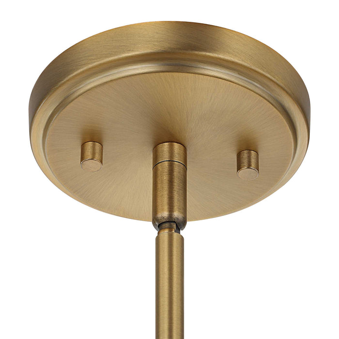 Spherical Five Light Pendant Bronze And Antique Brass-Mid. Chandeliers-Uttermost-Lighting Design Store