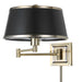 Newmarket One Light Wall Sconce Antique Brass-Lamps-Uttermost-Lighting Design Store