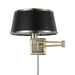 Newmarket One Light Wall Sconce Antique Brass-Lamps-Uttermost-Lighting Design Store
