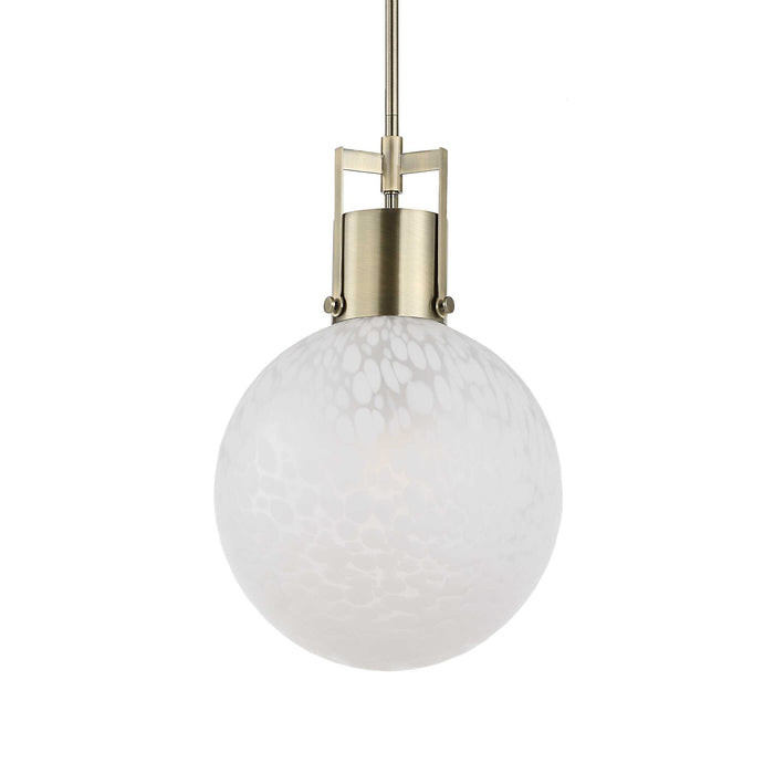 Huch One Light Pendant Antique Brass-Mini Pendants-Uttermost-Lighting Design Store
