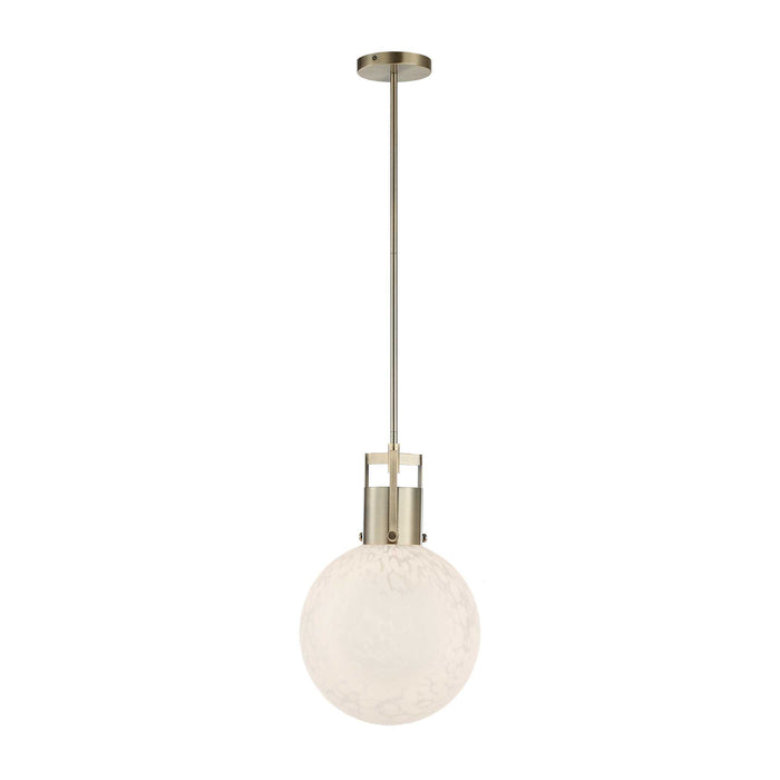 Huch One Light Pendant Antique Brass-Mini Pendants-Uttermost-Lighting Design Store