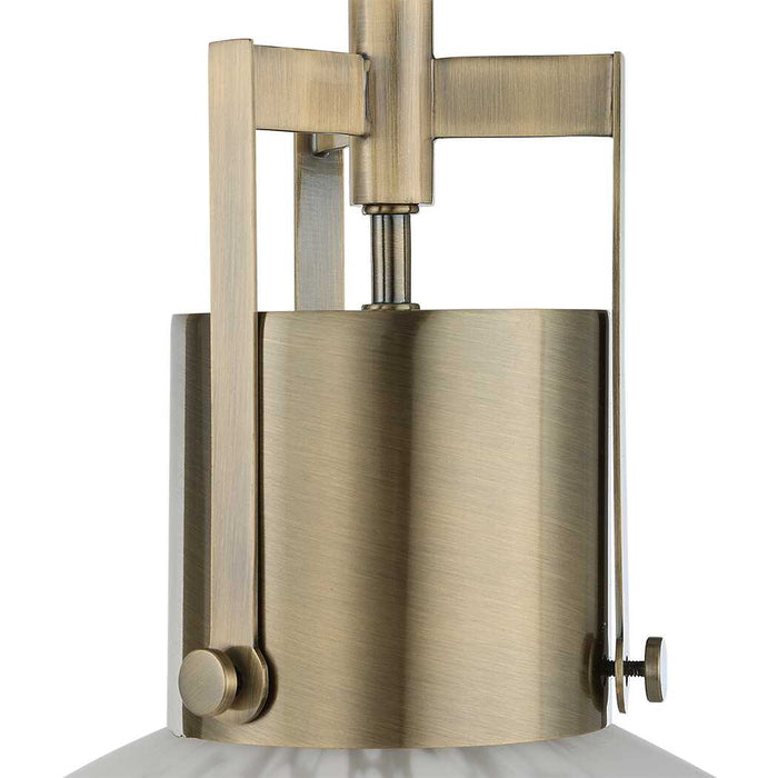 Huch One Light Pendant Antique Brass-Mini Pendants-Uttermost-Lighting Design Store