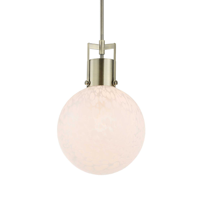 Huch One Light Pendant Antique Brass-Mini Pendants-Uttermost-Lighting Design Store