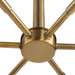 Cret LED Chandelier Oxidized Brass-Mid. Chandeliers-Uttermost-Lighting Design Store
