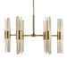 Cret LED Chandelier Oxidized Brass-Mid. Chandeliers-Uttermost-Lighting Design Store