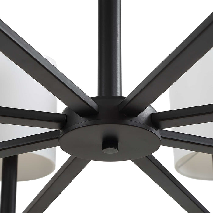 Faiyam Eight Light Chandelier Dark Bronze-Mid. Chandeliers-Uttermost-Lighting Design Store