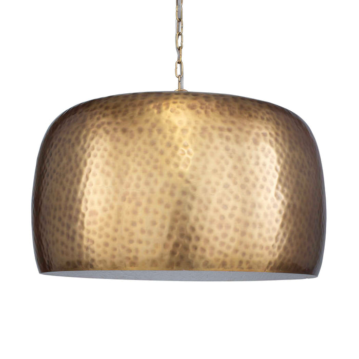 Lemont One Light Pendant Antique Brass-Pendants-Uttermost-Lighting Design Store