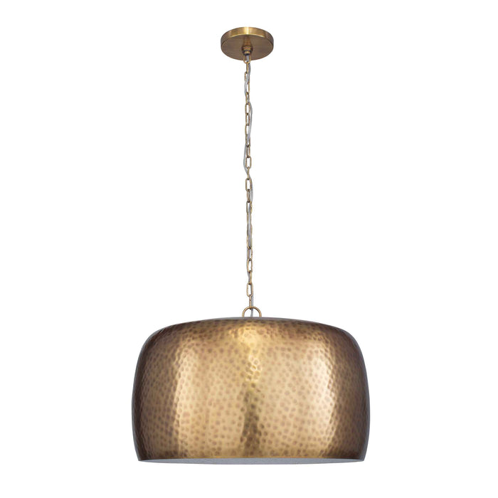 Lemont One Light Pendant Antique Brass-Pendants-Uttermost-Lighting Design Store