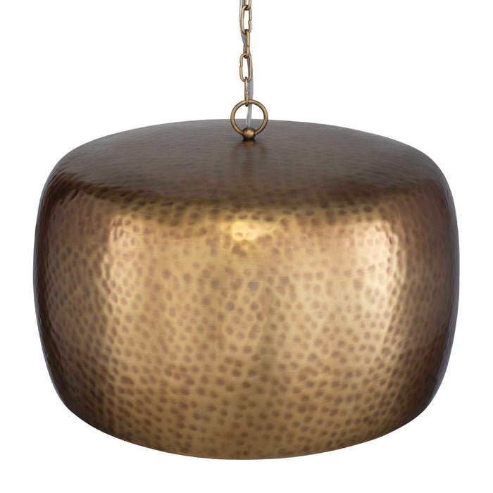Lemont One Light Pendant Antique Brass-Pendants-Uttermost-Lighting Design Store